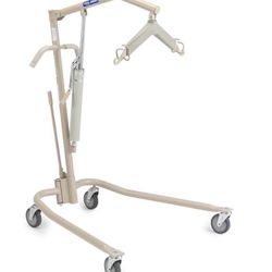 Invacare Lightweight Hydraulic Patient Lift, White, 450 Ib. Weight Capacity, 9805P, Beige