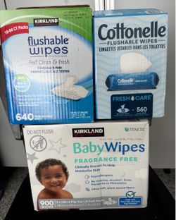 Baby Wipes Bundle deal – Kirkland & Cottonelle take all for $40