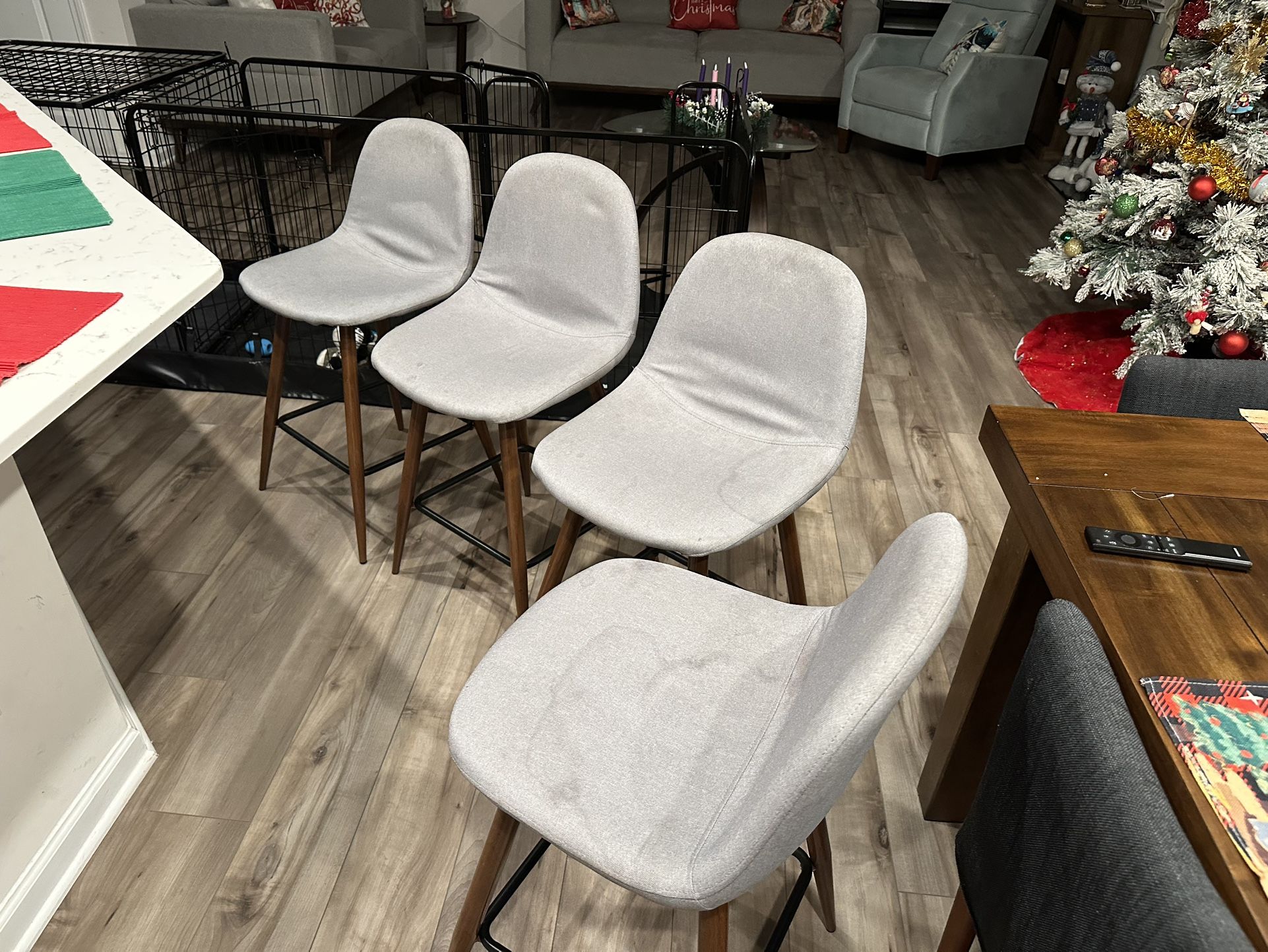 Bar Stools - 4 Chairs