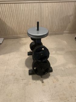 Weight Tree With Iron Cast Plates Diferente Sizes 