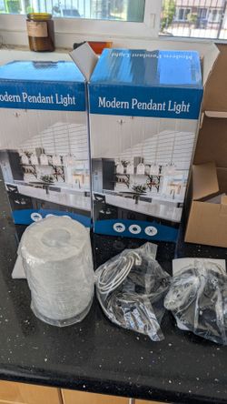 Modern Pendant Lights (Black)