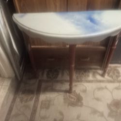Vintage 3 Legged Console Table