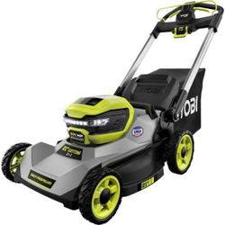 Ryobi 60v Lawmower New Open Box Works Great Comes With 2 Batteries And Charger 