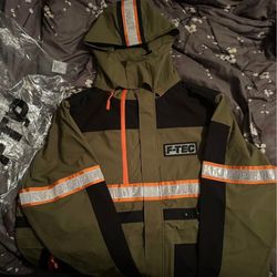 Olive Green FTP F-TECH High vis Jacket