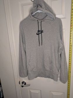 Nike Giannis Hoodie Greek Freak Grey Mens Small