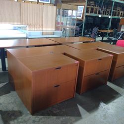 OFFICE/HOME FILE CABINET 2 DRAWERS LATERAL FILE WOODEN 