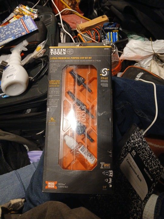 Step Bit Kit, 3 Piece