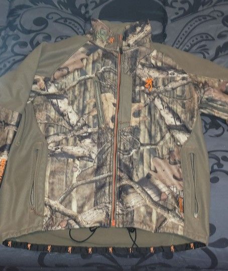 Browning Hell's Canyon Camo Jacket with Orange Accents