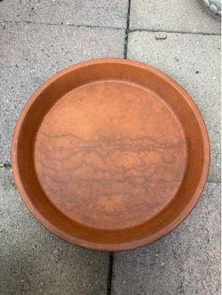 Large Terracotta Pot Saucer 12”