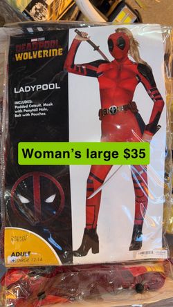 Ladypool Halloween Costume Women's Large