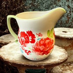Vintage Ceramic Floral Pot 