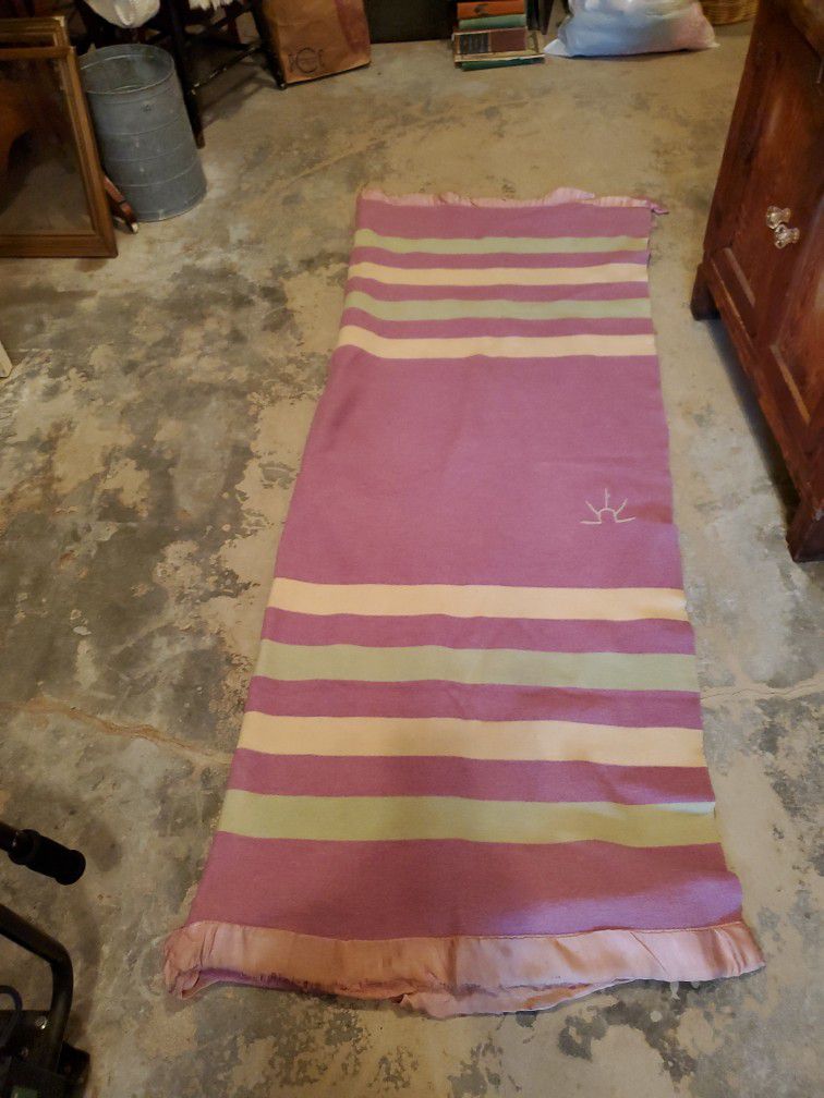 Vintage Baron Woolen Mills Blanket  , Sold Pending Pick Up 