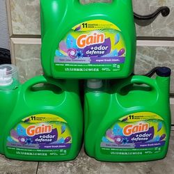 Detergente Gain Líquido Galones De 134 Lavadas 