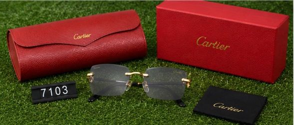 Cartier Rimless Sunglasses with Case