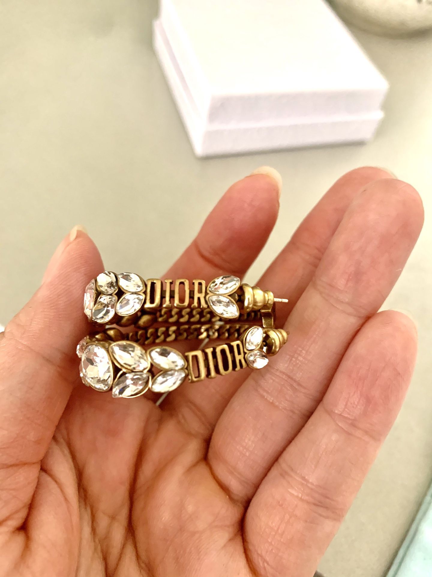 Authentic Dior Earrings with box