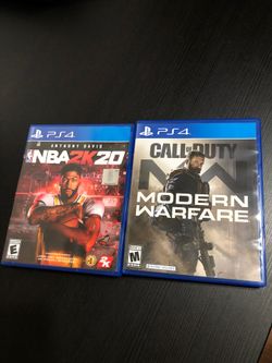 Nba2k20 and call of Duty modern warfare