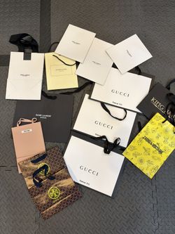 Luxury Gift, And Shopping Bags Gucci Saint Laurent Miu Miu
