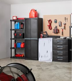 Garage storage plastic