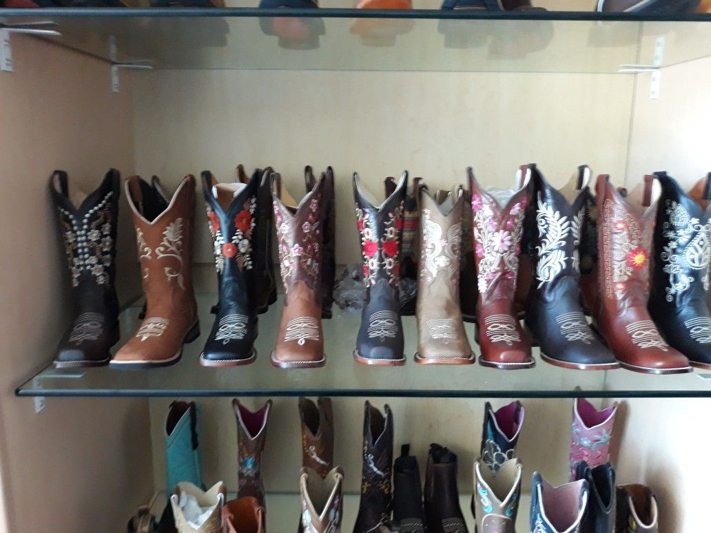 Botas de Piel De México Cómodas Para Mujer Rodeo