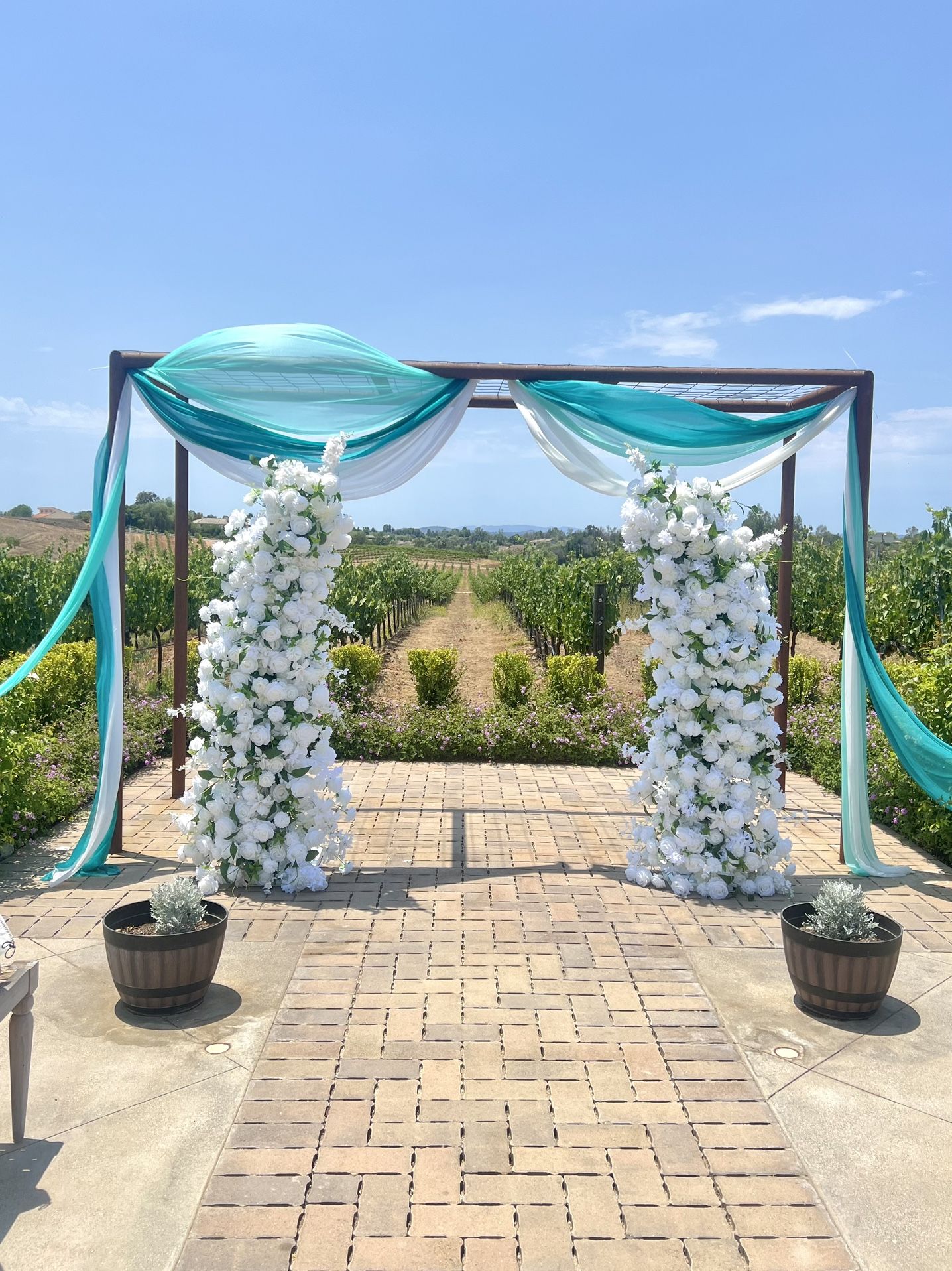 Flower Arch Pillars