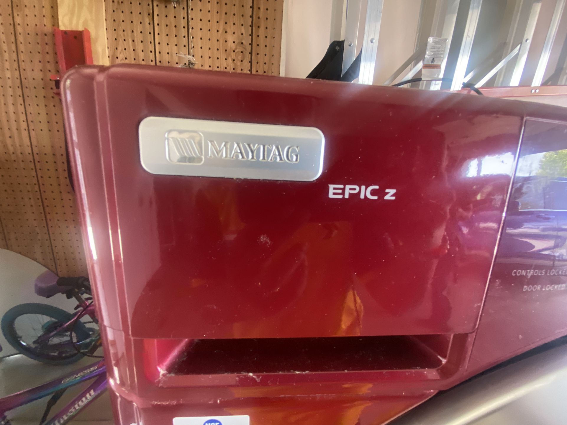RED MAYTAG "Epic z" HighEfficiency Front Load Washer& Dryer for Sale