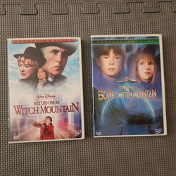2 Disney DVDS Witch Mountain