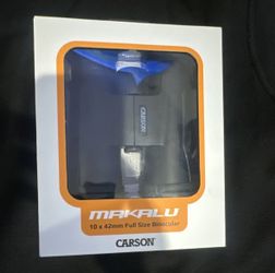 Carson Makalu 10x42 Roof Prism Multi-Coated Full-Size Binoculars Black MK-042