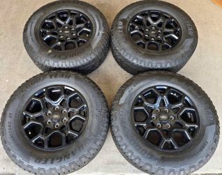 18” Ford F150 F-150 Expedition Black new wheels and tires