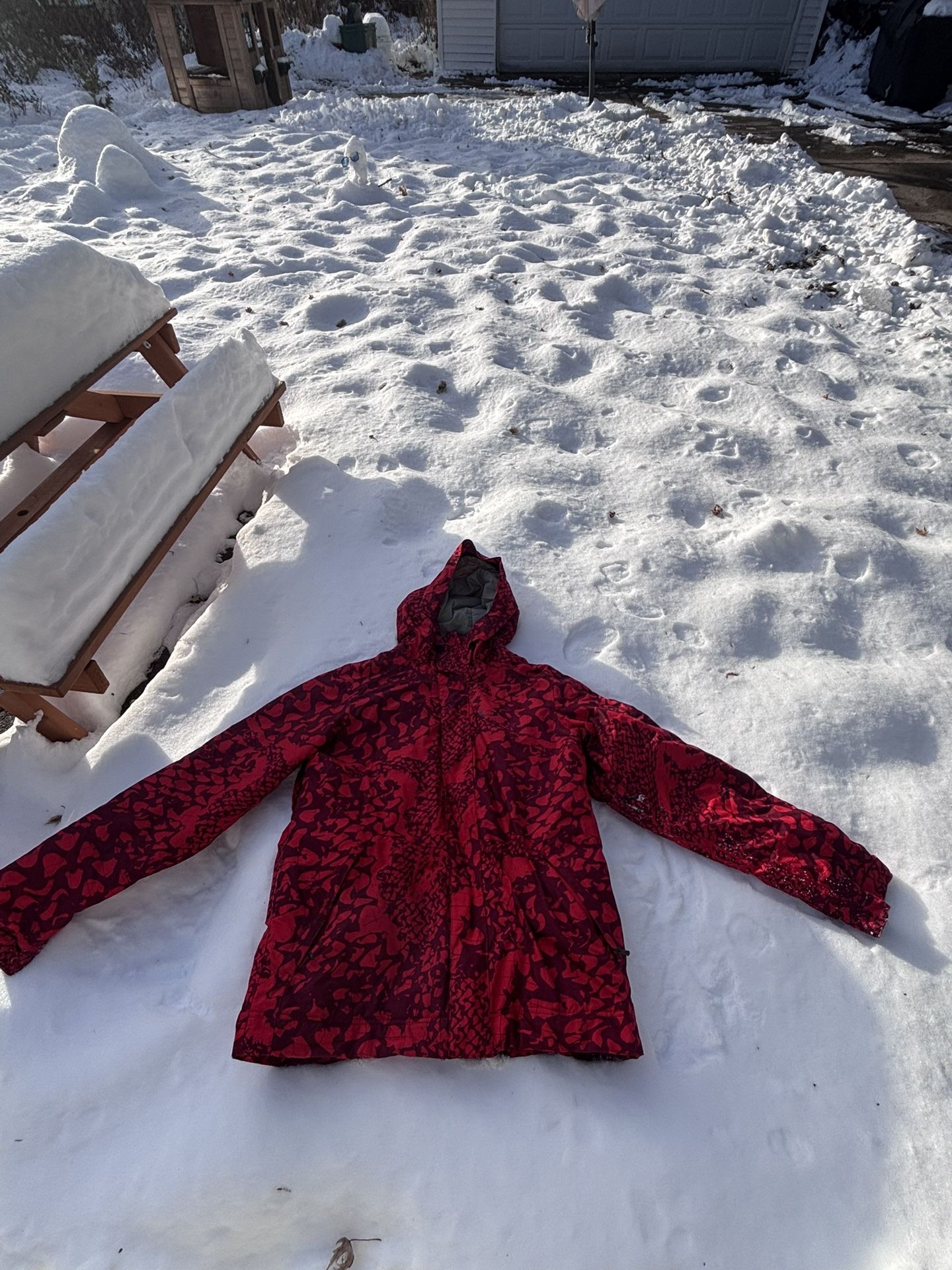 Snowboard jacket Mens Red Oakley