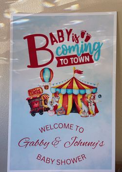 Custom Welcome Sign Poster Board 