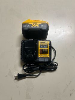 Dewalt 20v XR 8ah Battery & Charger