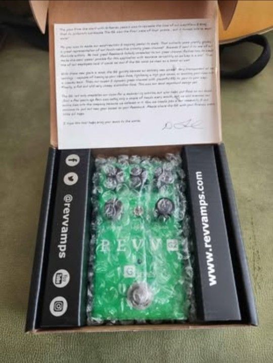 Brand new Revv G2 overdrive pedal