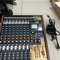 Tascam Model 12 Podcast Setup