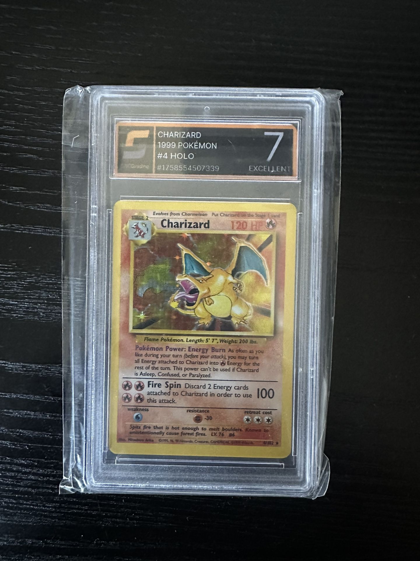 Base Set Charizard Pokemon Card