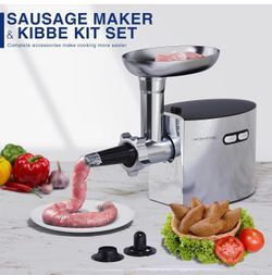 CHEFFANO Meat Grinder, 2600W Max Meat Grinder Electric, ETL