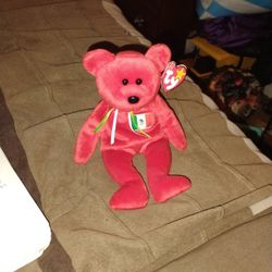 Mexico Bear Beanie Baby 