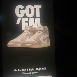 Jordan 1 Washed Pink 