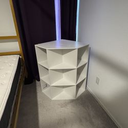 9 Cube Corner Organizer-White 