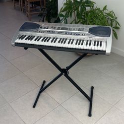 Casio keyboard, Used,  Stand /Power Cable . Works Perfect 