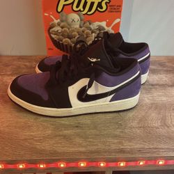 Air Jordan One Court Purple Low