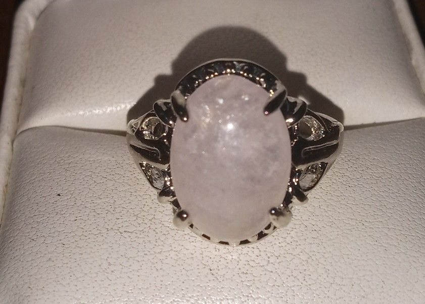 New Sterling Silver Moonstone Ring.