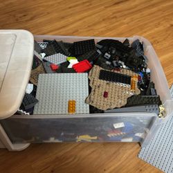 Lego Pieces with Storage container