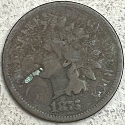 1875 Indian Head Cent