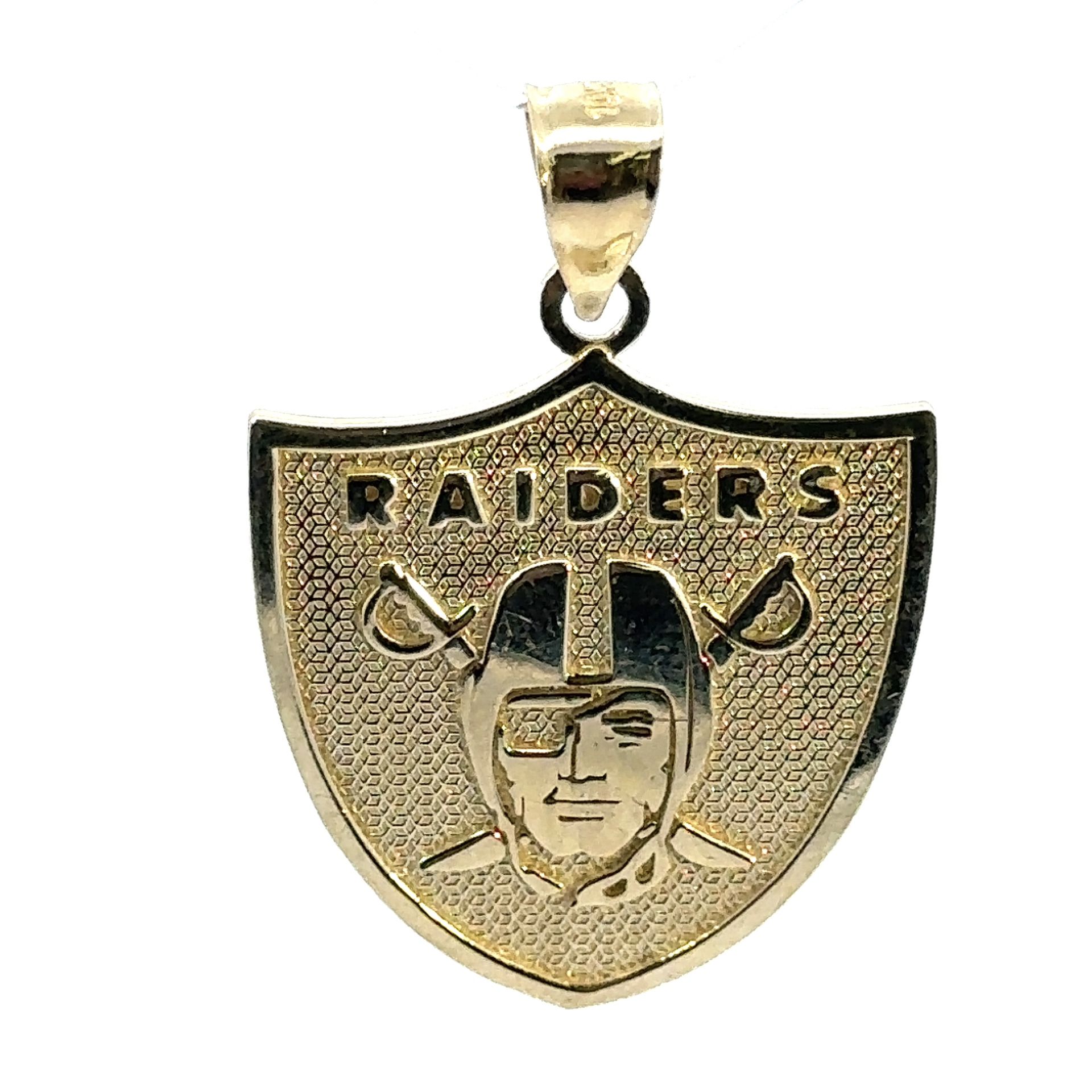 10k Yellow Gold Las Vegas Raiders Pendant Charm For Necklace GP3122683