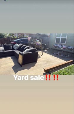 Yard sell