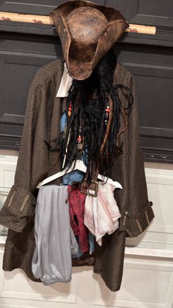 Johnny depp captain jack sparrow costume