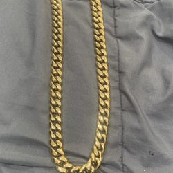22 Inch Gold Cuban Chain