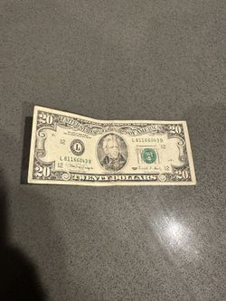 20 Dollar vintage Bill 