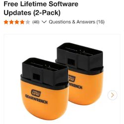 GEARWRENCH
OBD2 Bluetooth Diagnostic Tester with GWSCAN App and Free Lifetime Software Updates