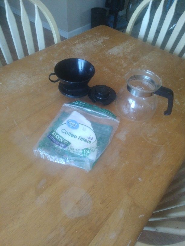 Melita Pour-Over Coffee Maker + Filters